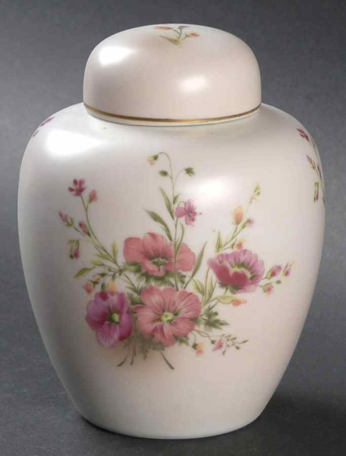 Hibiscus Small Ginger Jar & Lid by Japan-1