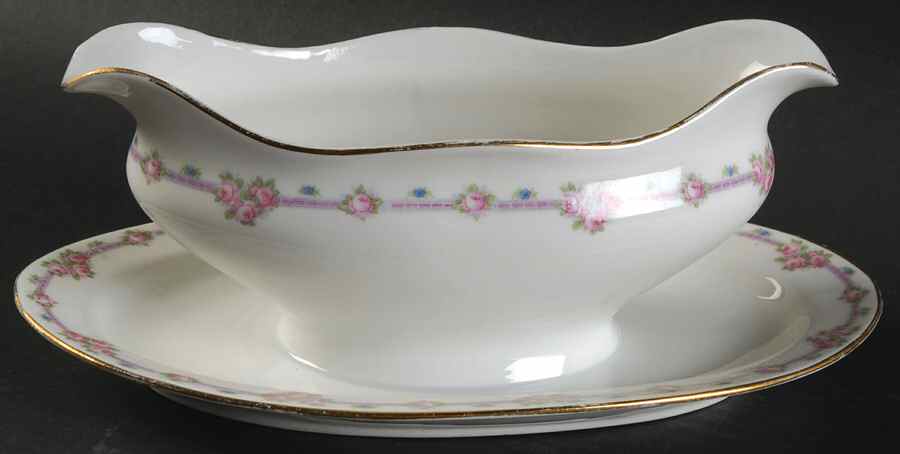 JAE220 Gravy Boat with Attached Underplate by Jaeger-1