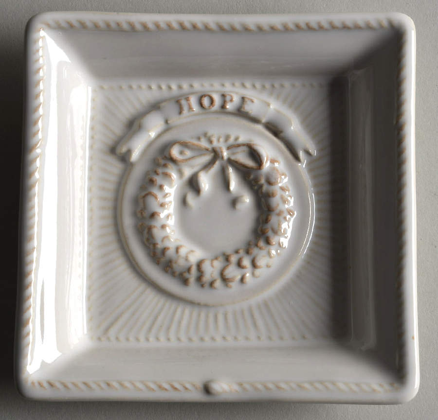 Cornerstones 4" Square Tray by Juliska Ceramics-1