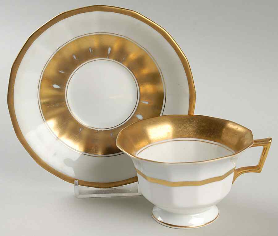 17789-3 Footed Cup & Saucer Set by George Jones & Sons-1