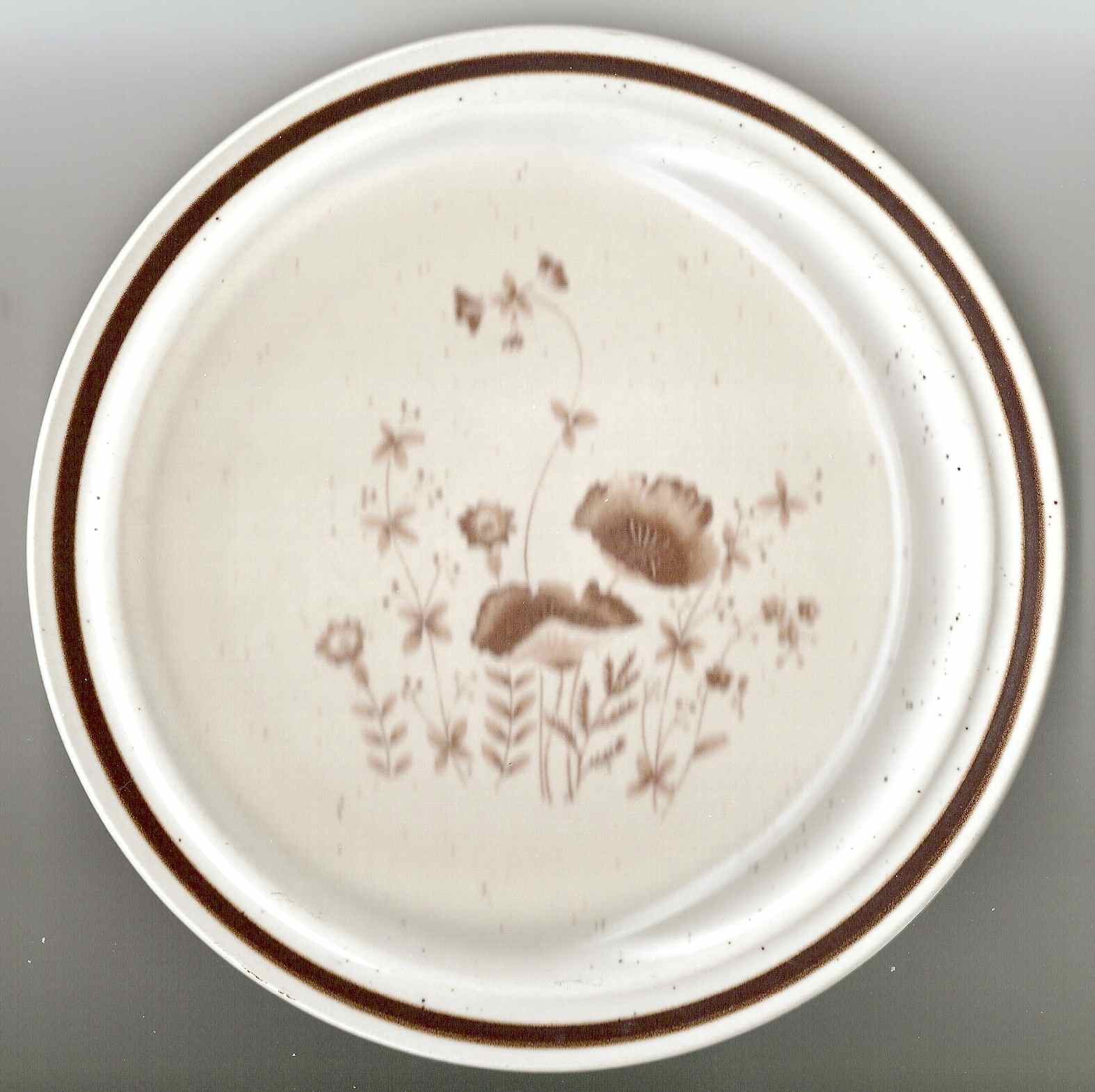 Indian Wood Dinner Plate by Japan-1