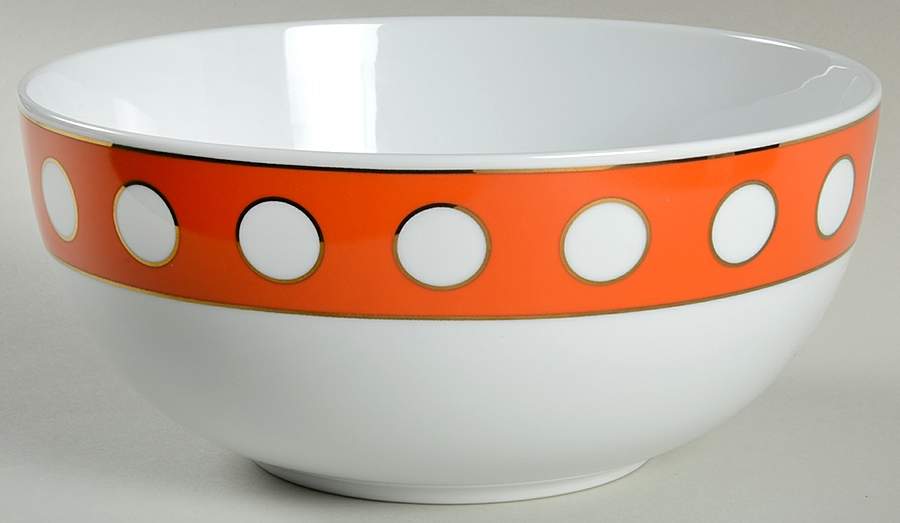 Mod Dot 9" Round Vegetable Bowl by Jonathan Adler-1