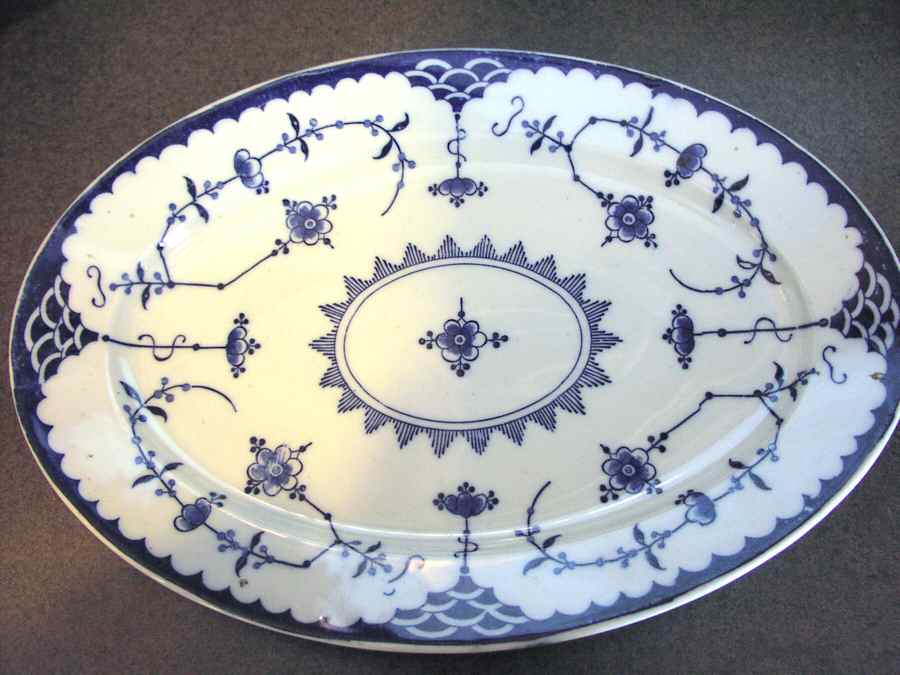JAP967 12" Oval Serving Platter by Japan-1