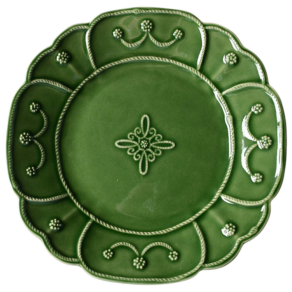 Jardins du Monde Garden Green Salad/Dessert Plate by Juliska Ceramics-1