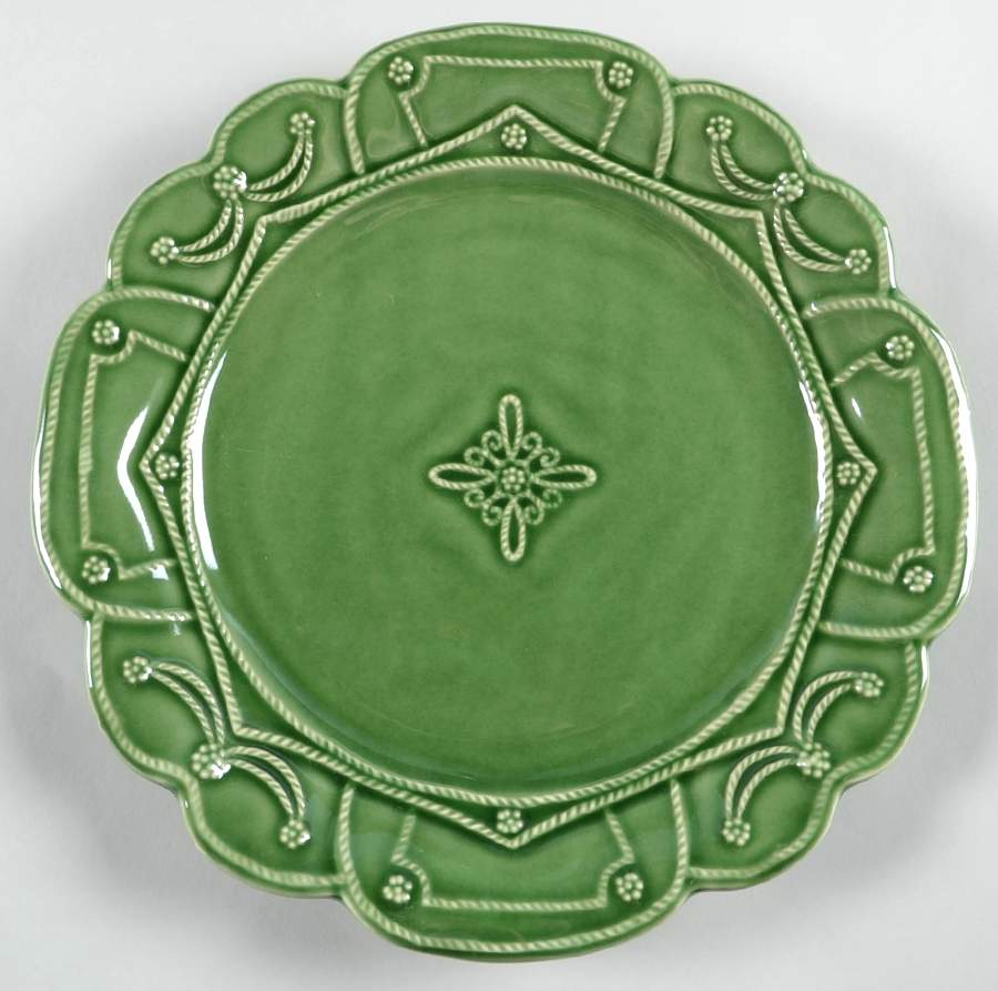 Jardins du Monde Garden Green Dinner Plate by Juliska Ceramics-1