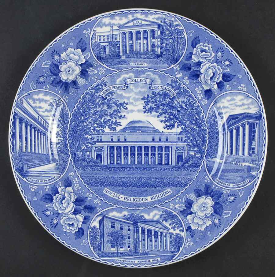 George Peabody College Dinner Plate by Jonroth Studios-1