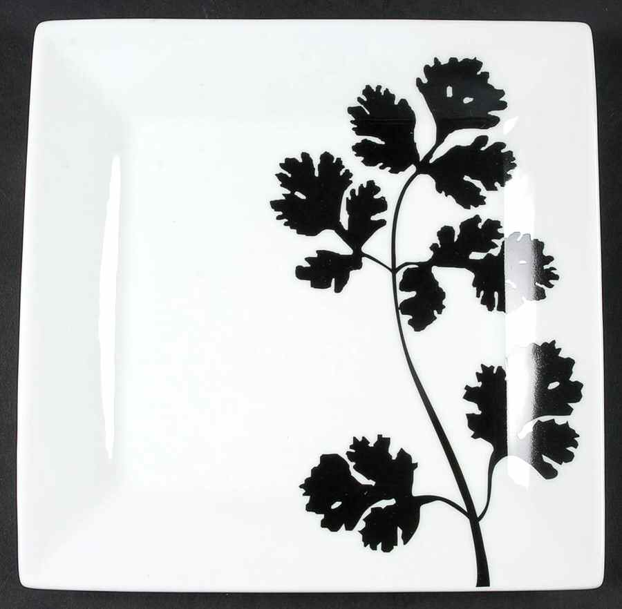 Cooks Black Square Salad Plate by JCPenney-1