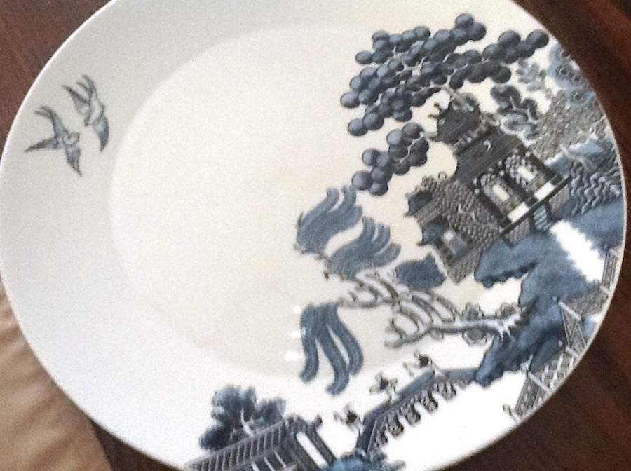 Willow Blue (Enlarged Details) Salad Plate by Johnson Brothers-1