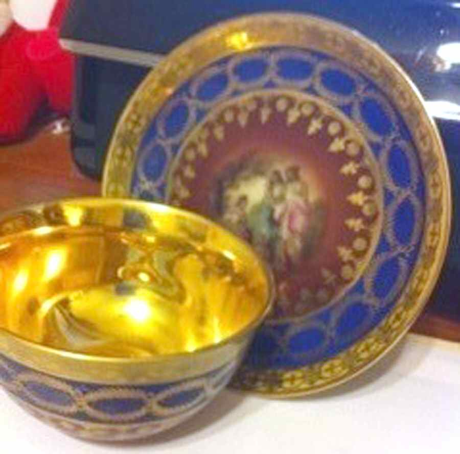 JOH409 Flat Cup & Saucer Set by Johann Haviland-1