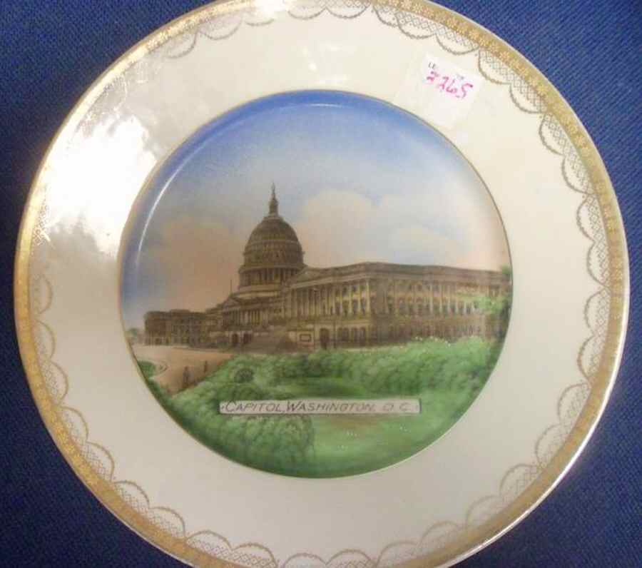 Capitol Washington Dinner Plate by Jaeger-1
