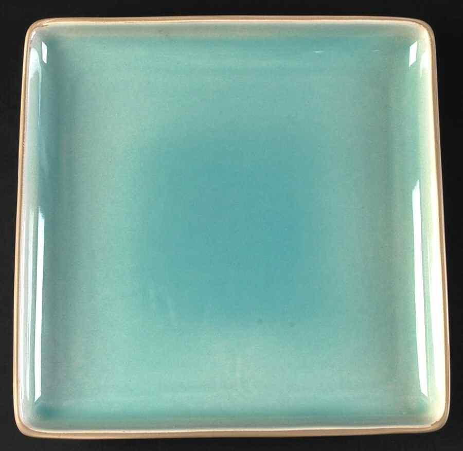 Studio Turquoise Square Dinner Plate by JCPenney-1