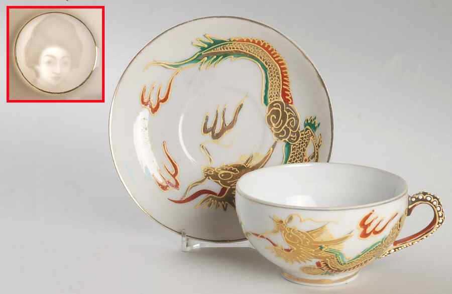 JAP1147 Flat Cup & Saucer Set by Japan-1