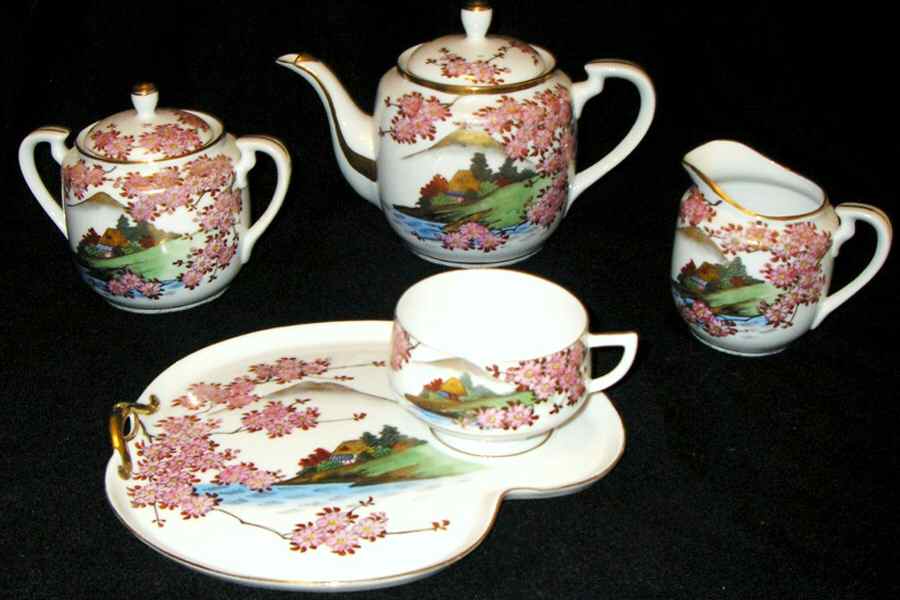 727-101 Snack Plate & Cup Set by Japan-1
