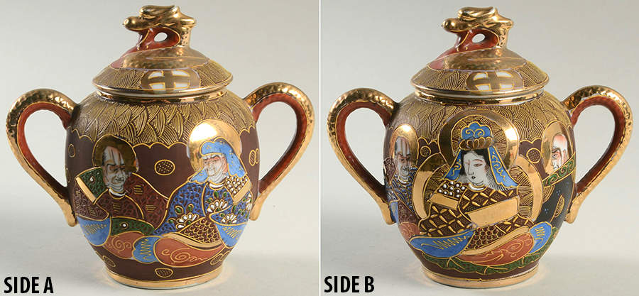 JAP1028 Sugar Bowl & Lid by Japan-1