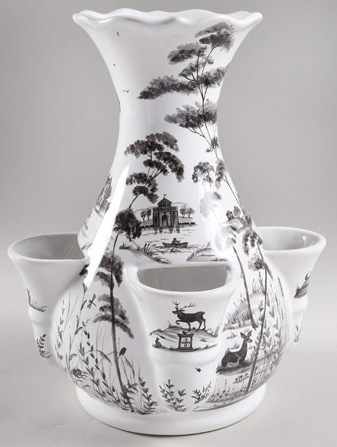 Country Estate - Flint 11" Tulipiere Vase by Juliska Ceramics-1
