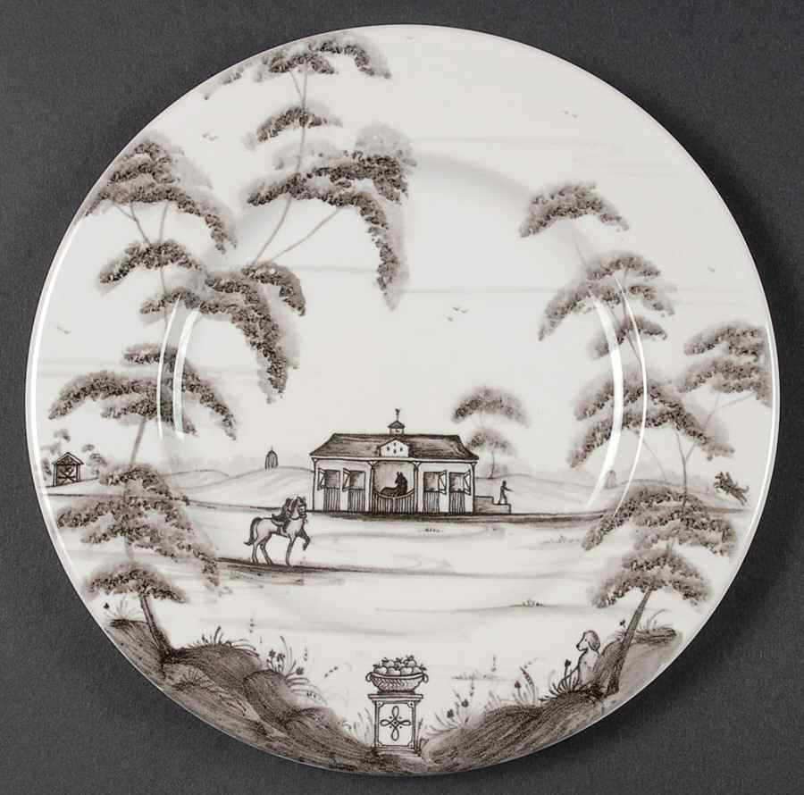 Country Estate - Flint Dessert/Pie Plate by Juliska Ceramics-1