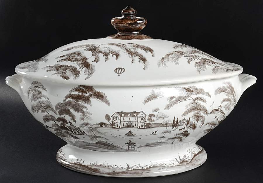 Country Estate - Flint Tureen &  Lid by Juliska Ceramics-1