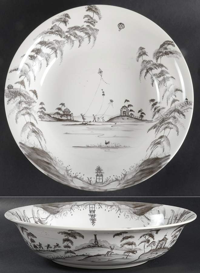 Country Estate - Flint 13" Round Serving Bowl by Juliska Ceramics-1