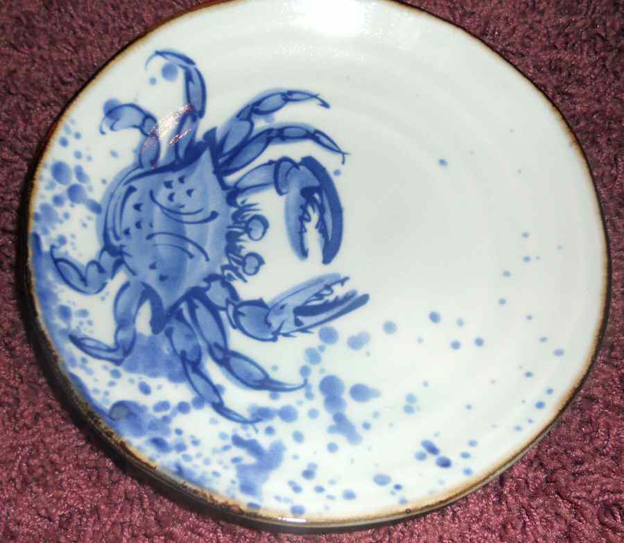 Crab Salad/Dessert Plate by World Market-1