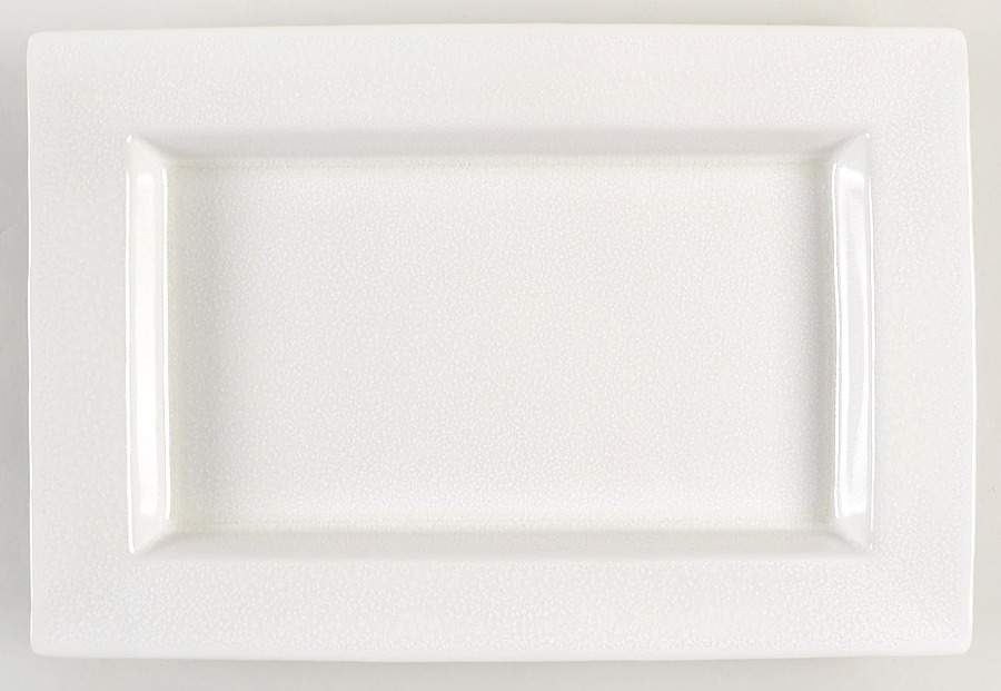 Poeme Neige (Snow) 11" Rectangular Serving Platter by Jars-France-1