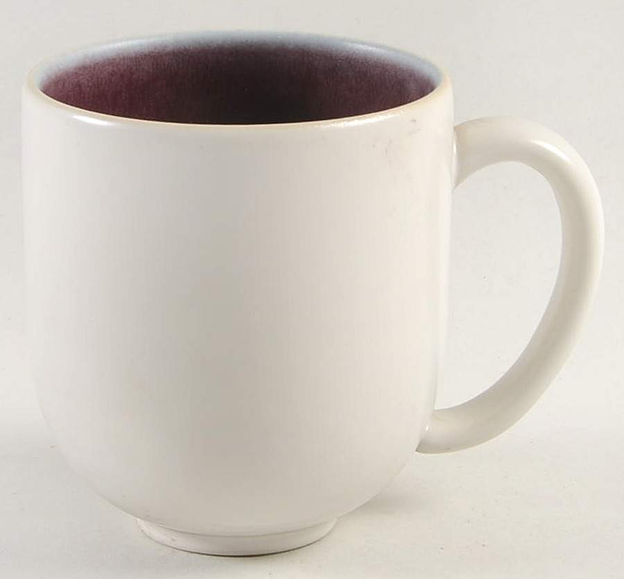Tourron Eggplant and White Mug by Jars-France-1