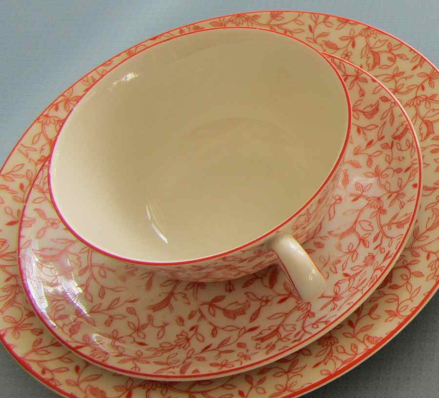 65482 Flat Cup & Saucer Set by Johann Haviland-1