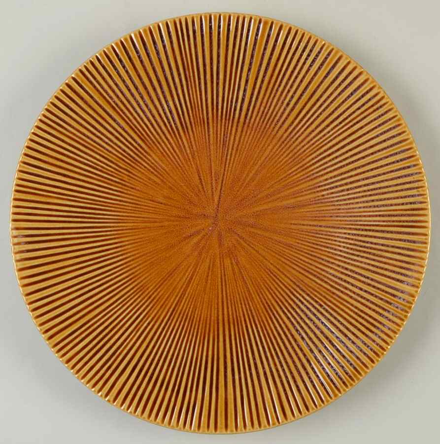 Lotus Leaf Brown Dinner Plate by JCPenney-1