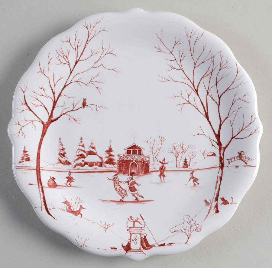 Country Estate Winter Holiday Party Plate by Juliska Ceramics-1