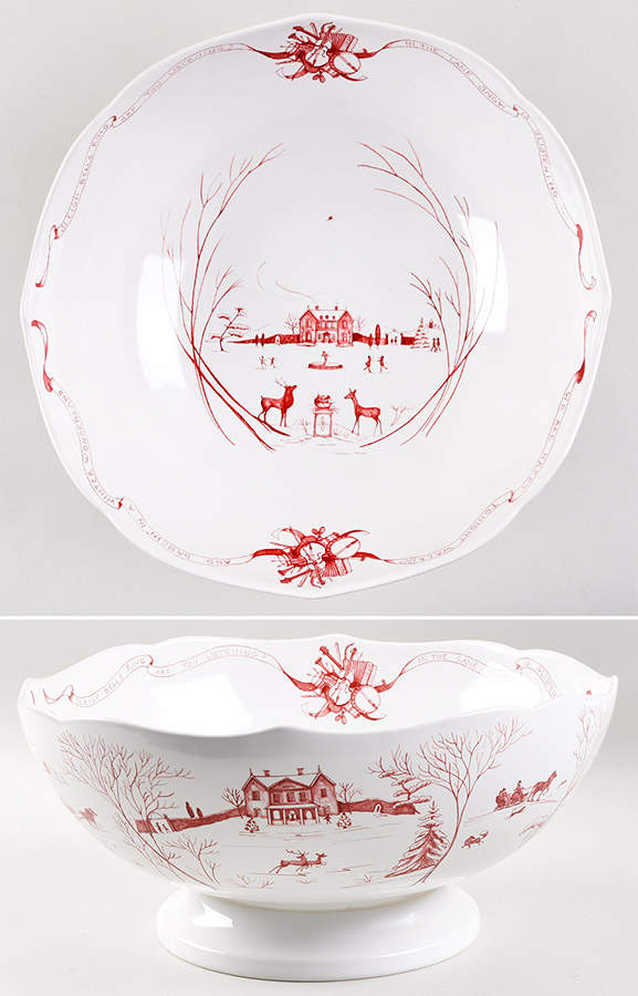 Country Estate Winter Holiday Centerpiece by Juliska Ceramics-1