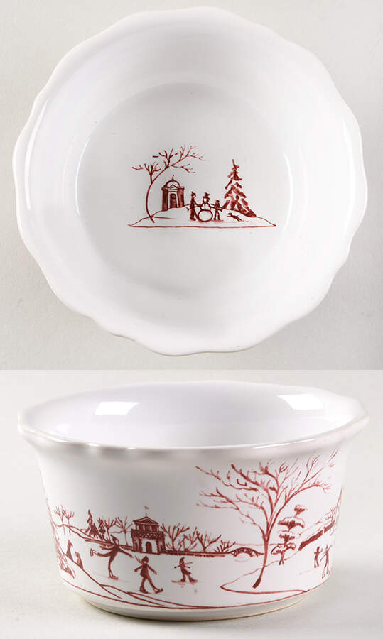 Country Estate Winter Holiday Nut/Dip Bowl by Juliska Ceramics-1