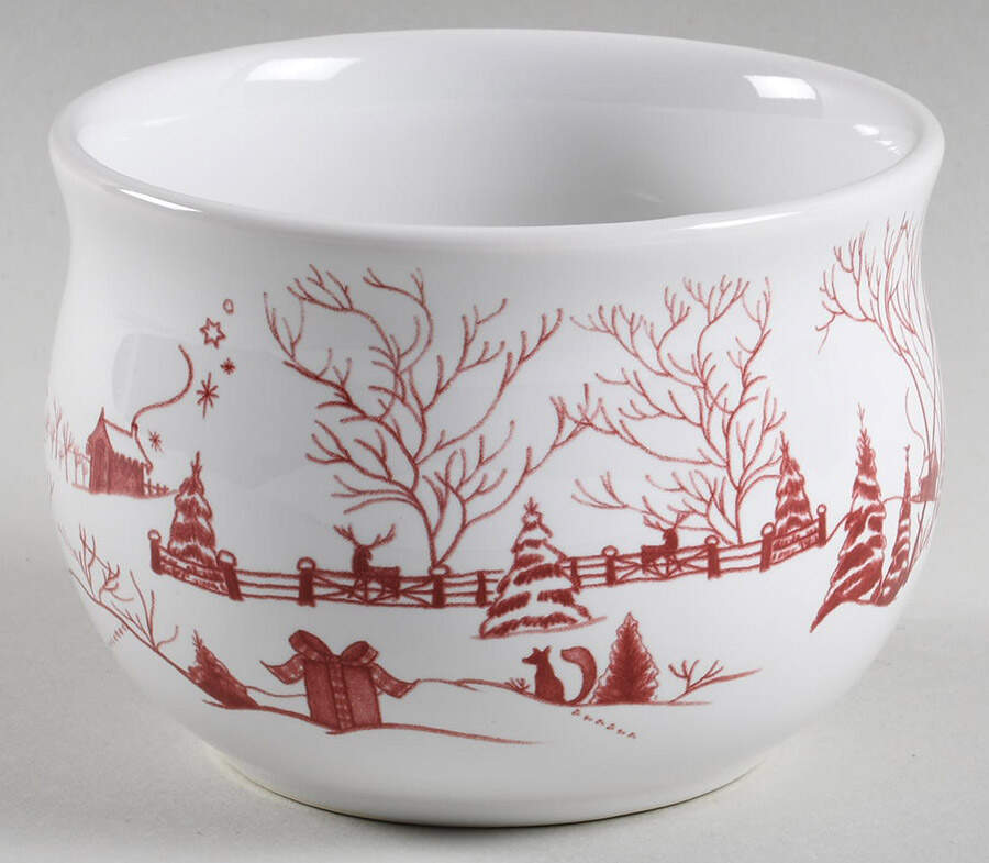 Country Estate Winter Holiday 4" All Purpose Bowl by Juliska Ceramics-1