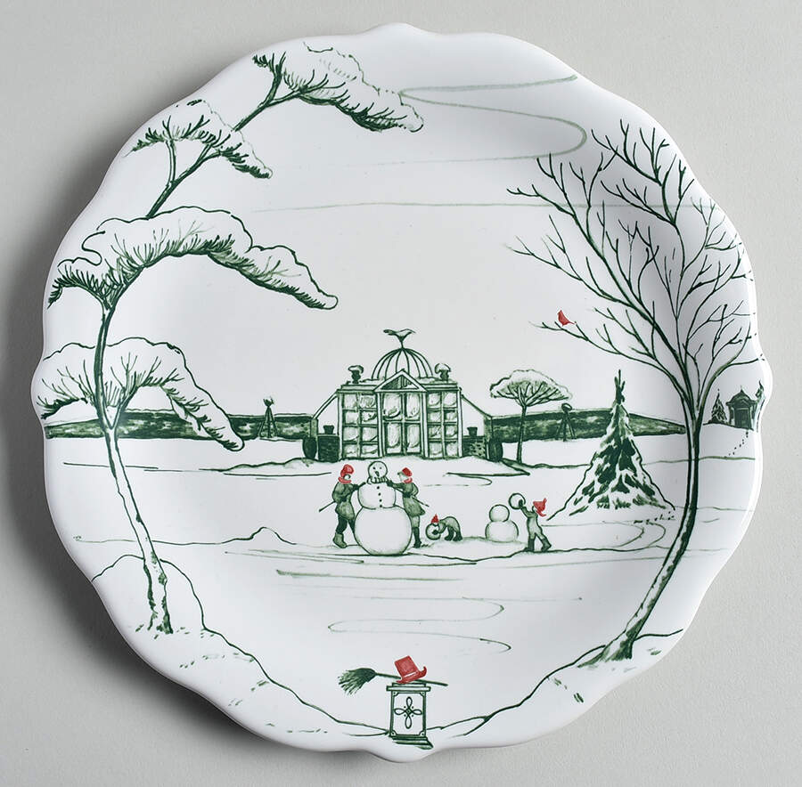 Country Estate Winter Holiday Party Plate by Juliska Ceramics-1