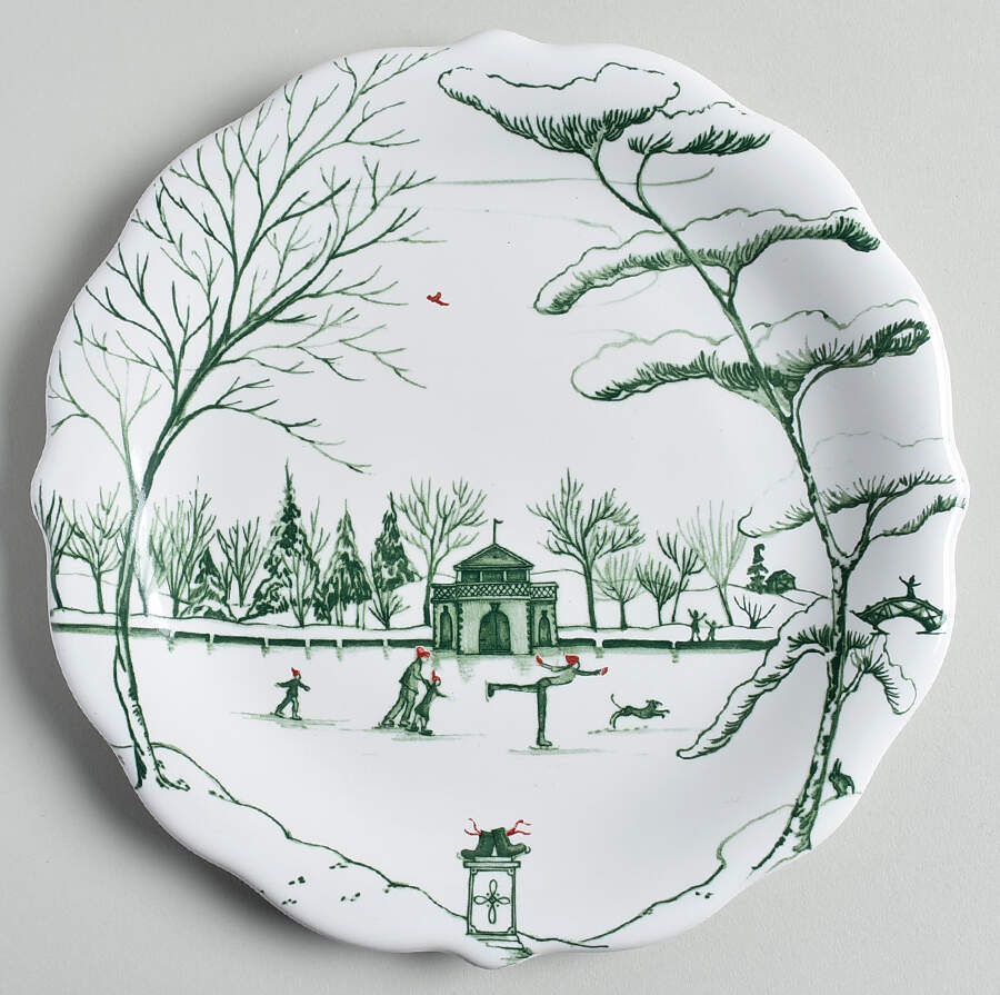 Country Estate Winter Holiday Party Plate by Juliska Ceramics-1