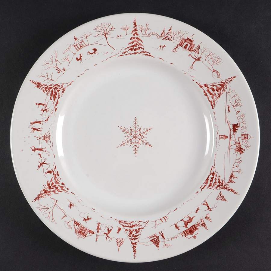 Country Estate Winter Holiday Dinner Plate by Juliska Ceramics-1