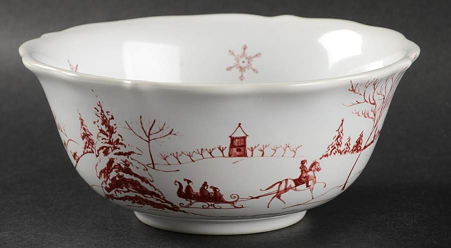 Country Estate Winter Holiday Coupe Cereal Bowl by Juliska Ceramics-1