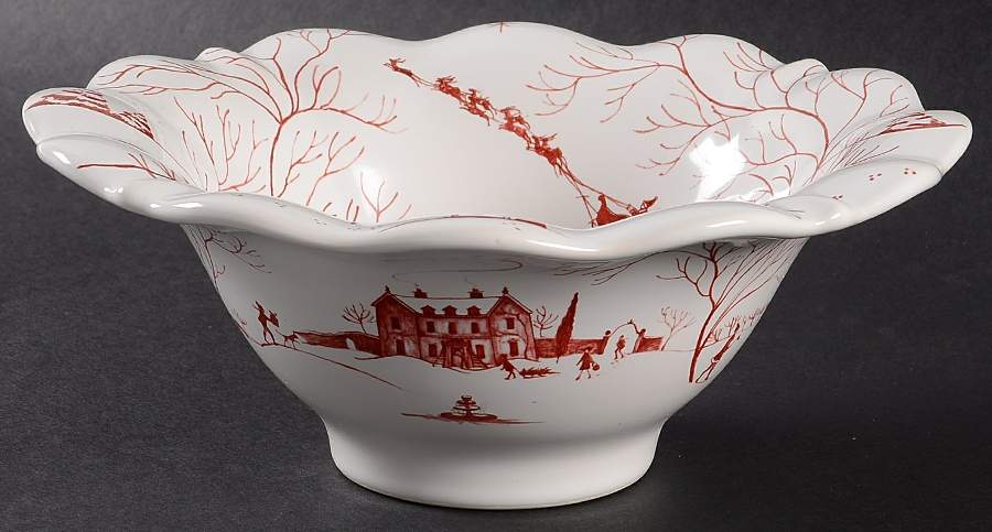 Country Estate Winter Holiday 8" Bon Bon by Juliska Ceramics-1