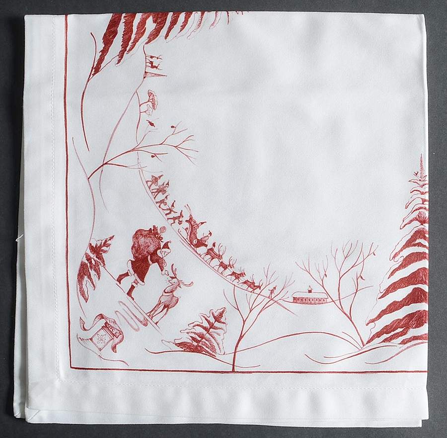 Country Estate Winter Holiday 22" Cloth Napkin by Juliska Ceramics-1