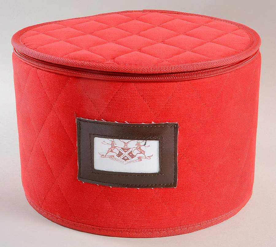 Country Estate Winter Holiday Party Plate Storage Bag/Case (Holds 12) by Juliska Ceramics-1