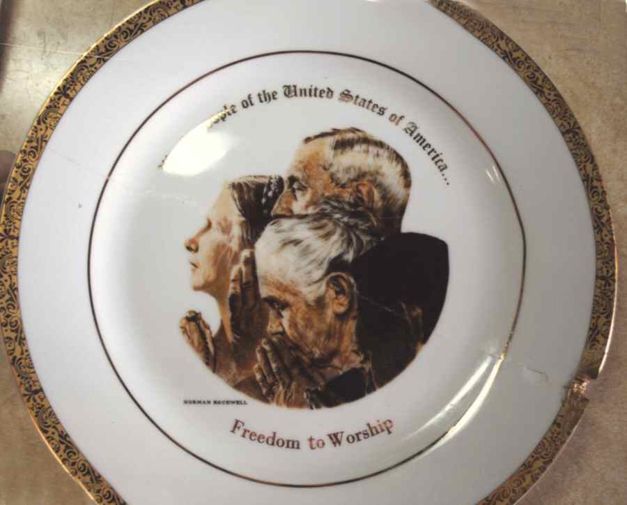 Norman Rockwell Gallery Collection Show Or Decorative Plate (Charger) by JCPenney-1