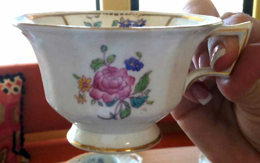 23585 Footed Cup by George Jones & Sons-1
