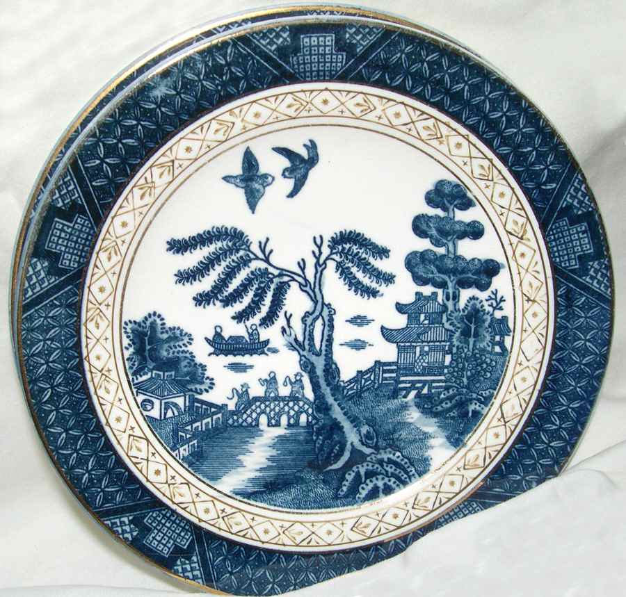 Imperial Blue Dinner Plate by Japan-1