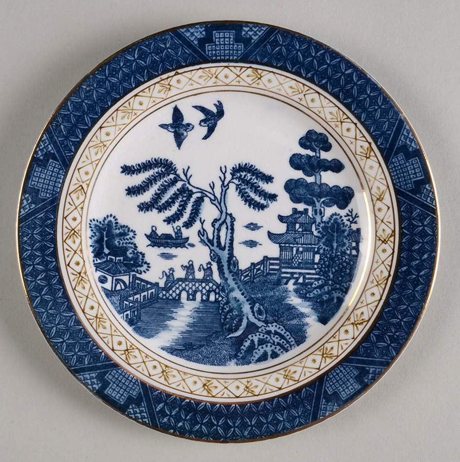 Imperial Blue Bread & Butter Plate by Japan-1