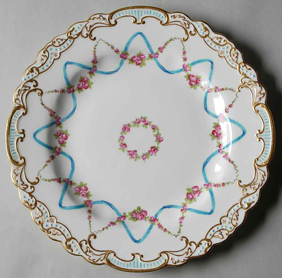 JON126 Luncheon Plate by George Jones & Sons-1