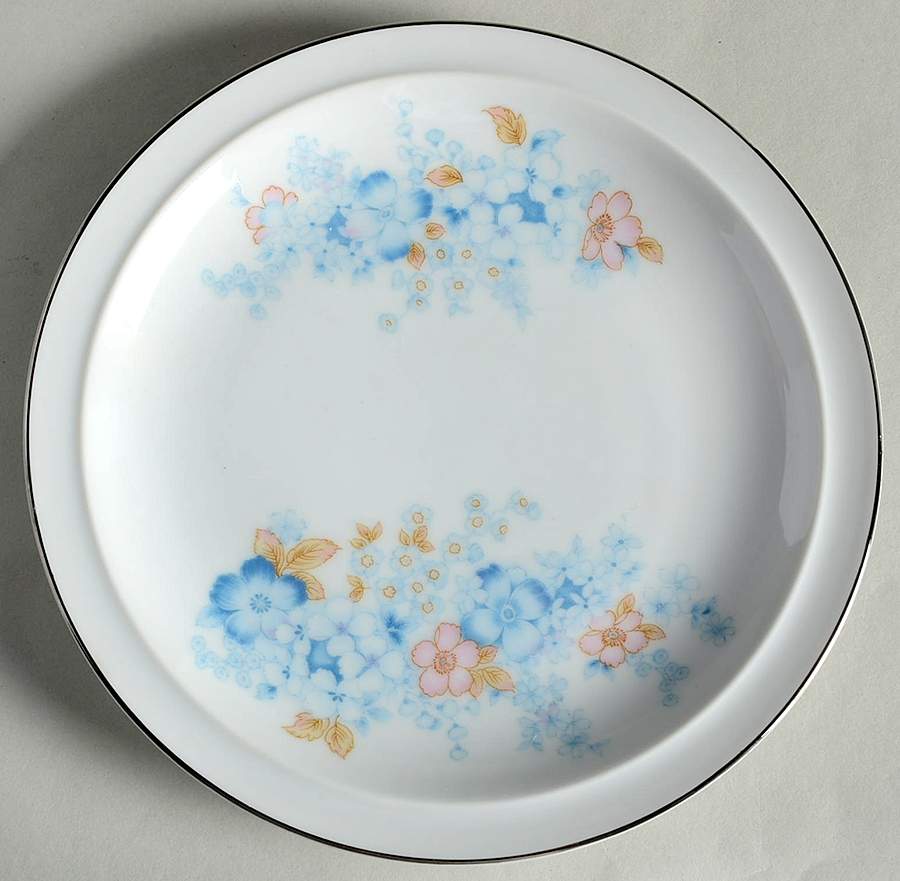 Blue Morn Salad Plate by Japan-1