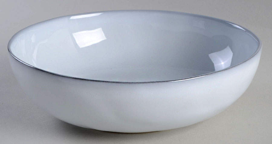Quotidien White Truffle 8" Soup/Pasta Bowl by Juliska Ceramics-1
