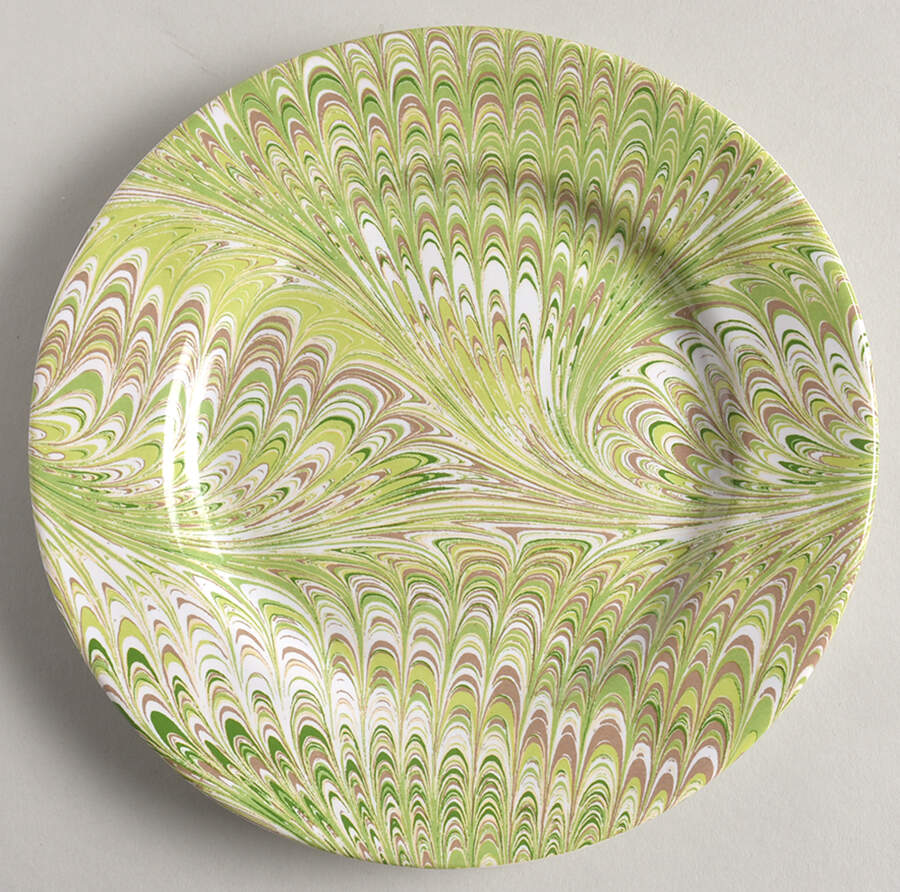Firenze Marbleized Cocktail Plate by Juliska Ceramics-1