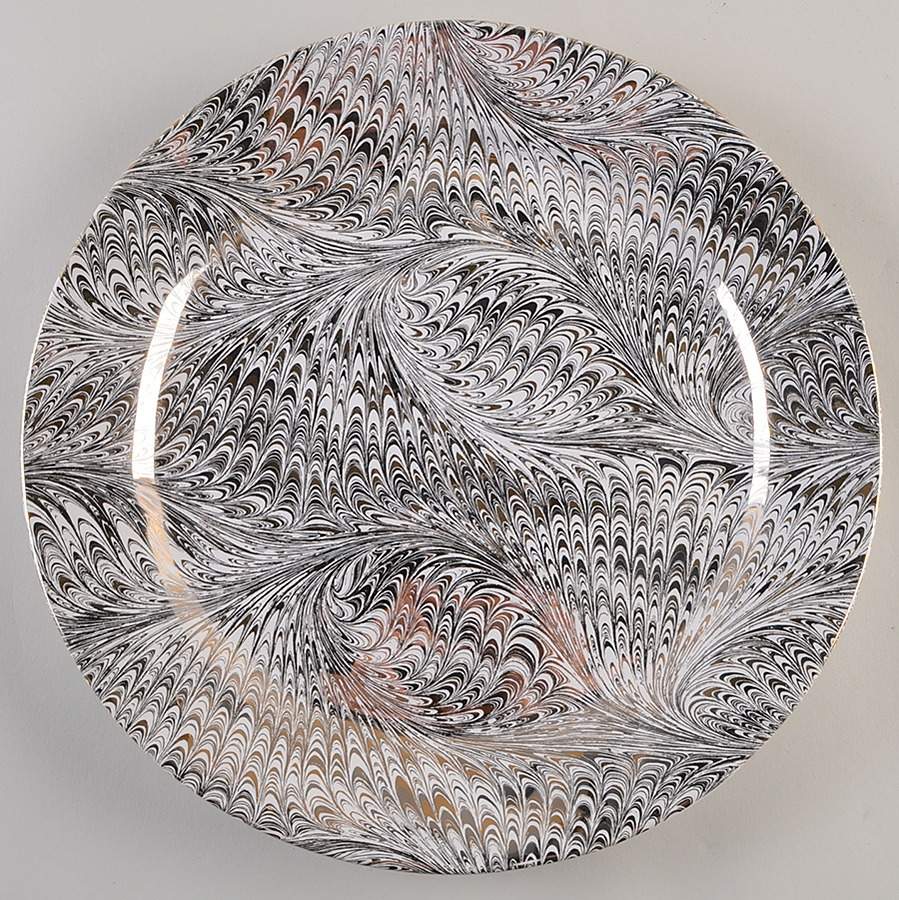 Firenze Marbleized Service Plate (Charger) by Juliska Ceramics-1