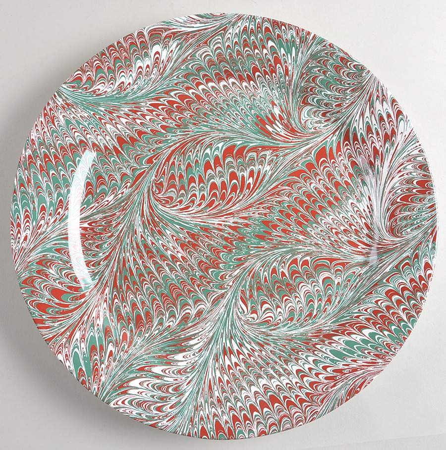 Firenze Marbleized Service Plate (Charger) by Juliska Ceramics-1