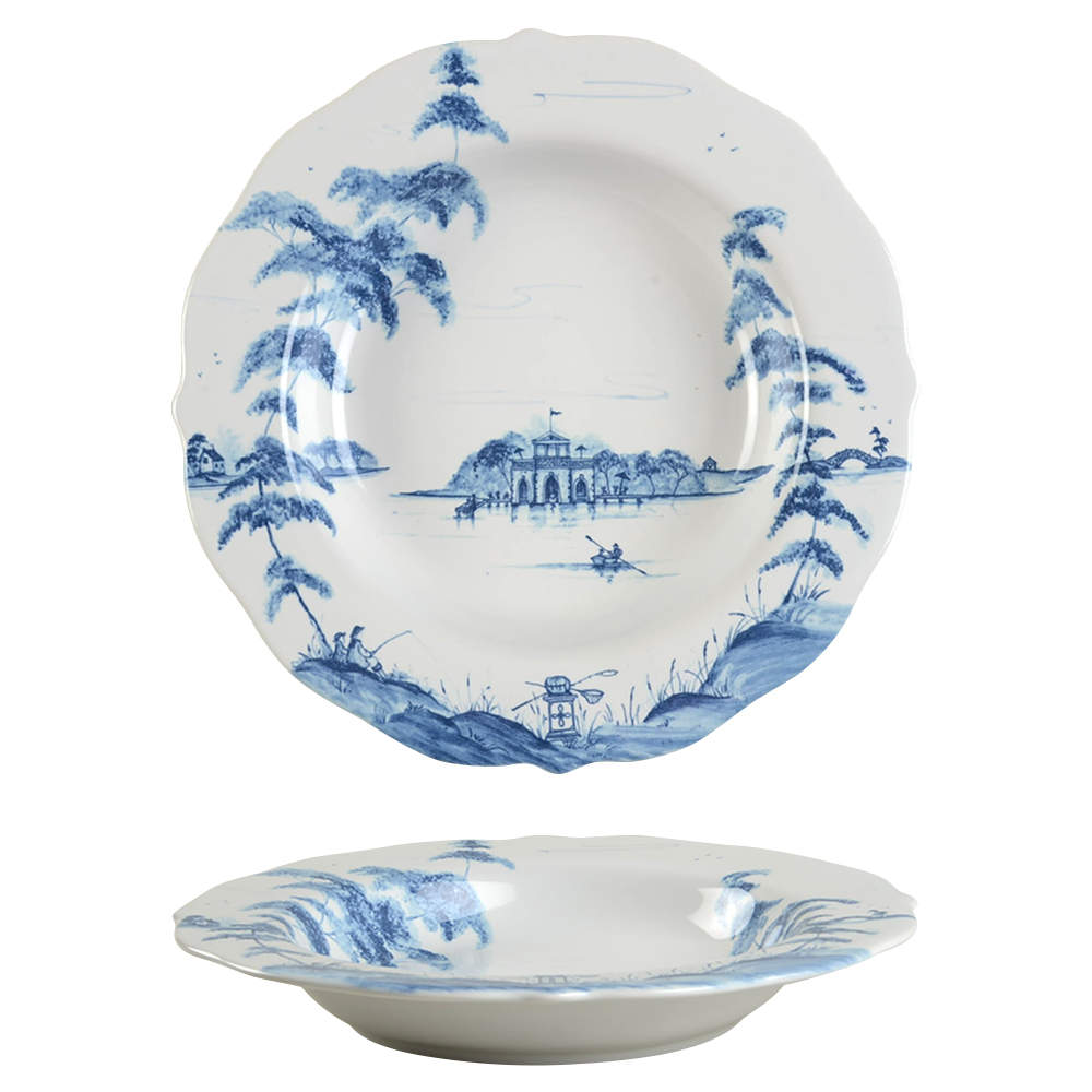 Country Estate Delft Blue 10" Soup/Pasta Bowl by Juliska Ceramics-1