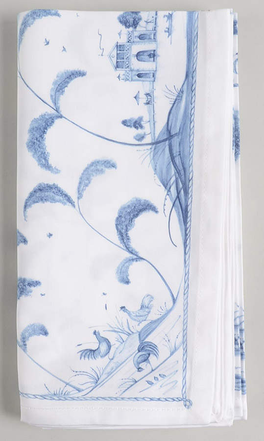 Country Estate Delft Blue Cloth Napkin - Set of 4 by Juliska Ceramics-1